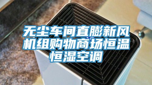 無塵車間直膨新風機組購物商場恒溫恒濕空調