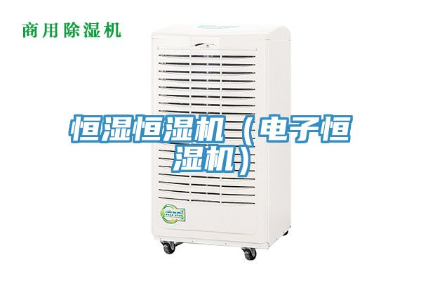 恒濕恒濕機（電子恒濕機）