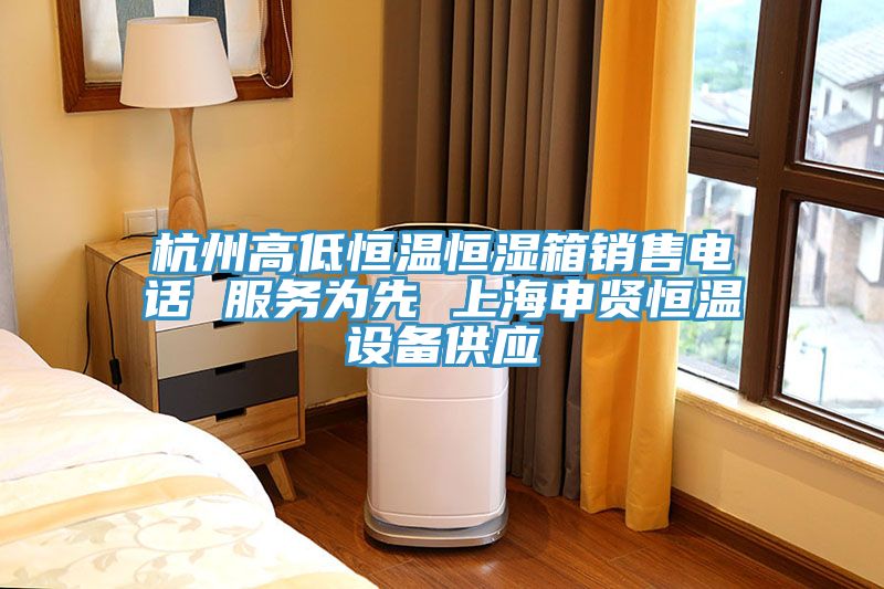 杭州高低恒溫恒濕箱銷售電話 服務為先 上海申賢恒溫設備供應