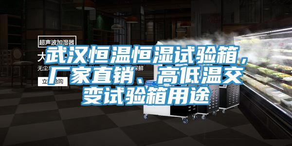 武漢恒溫恒濕試驗箱，廠家直銷、高低溫交變試驗箱用途