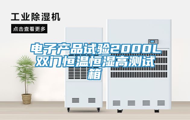 電子產品試驗2000L雙門恒溫恒濕高測試箱