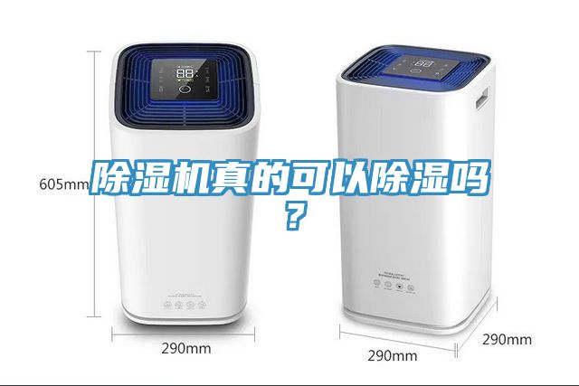 除濕機真的可以除濕嗎？